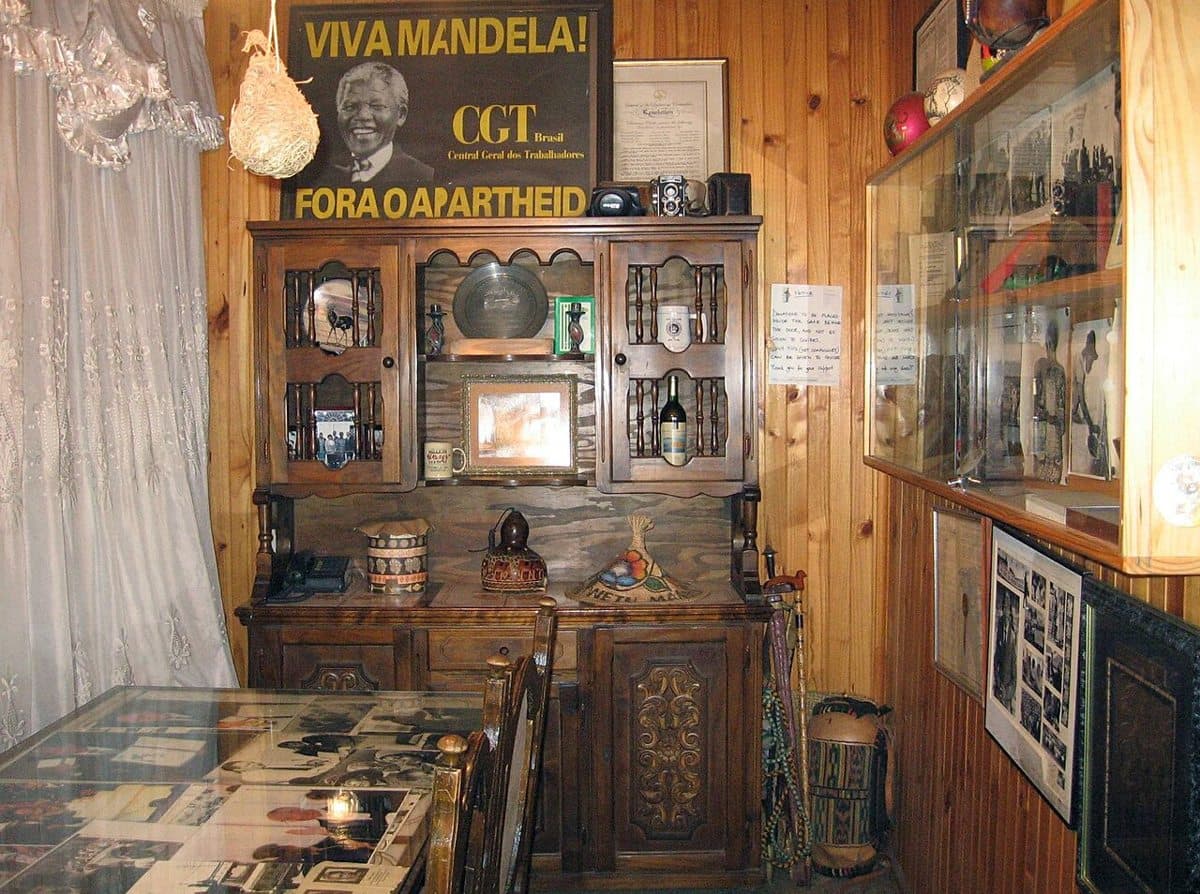 Nelson Mandela's former house, now Mandela Family Museum, Soweto, Johannesburg.