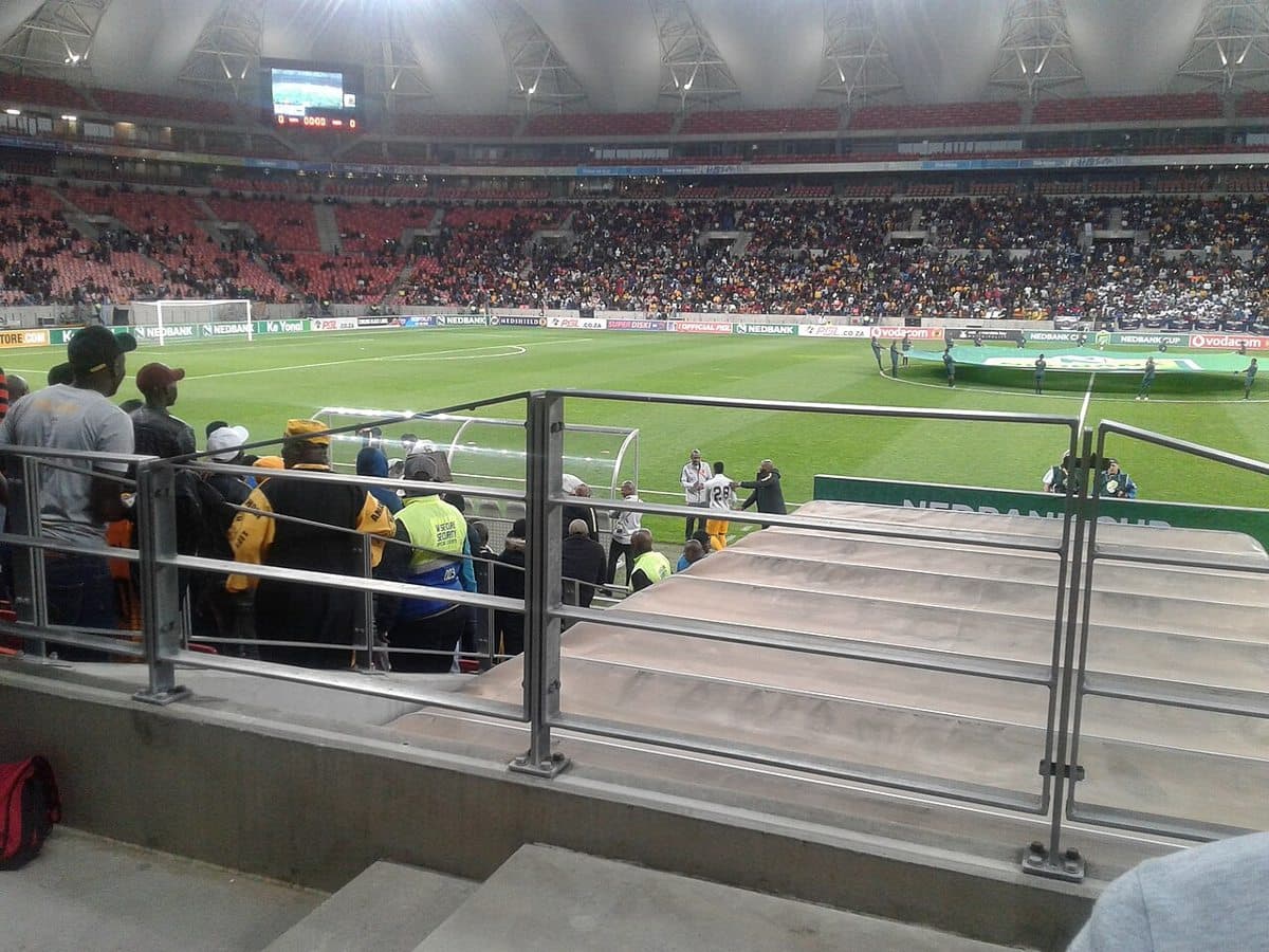 Inside the stadium