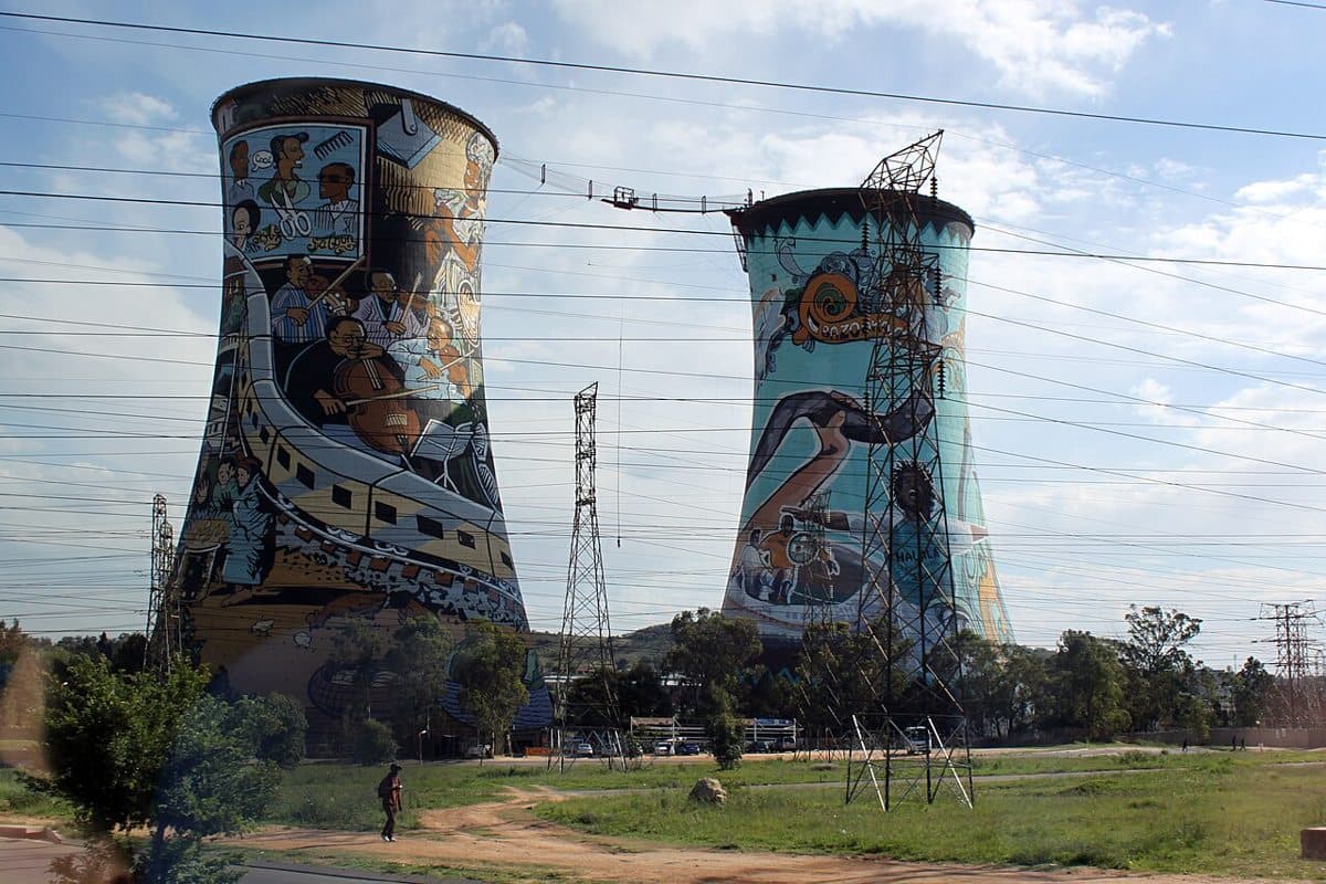 Orlando Power Station Towers, Soweto, South Africa