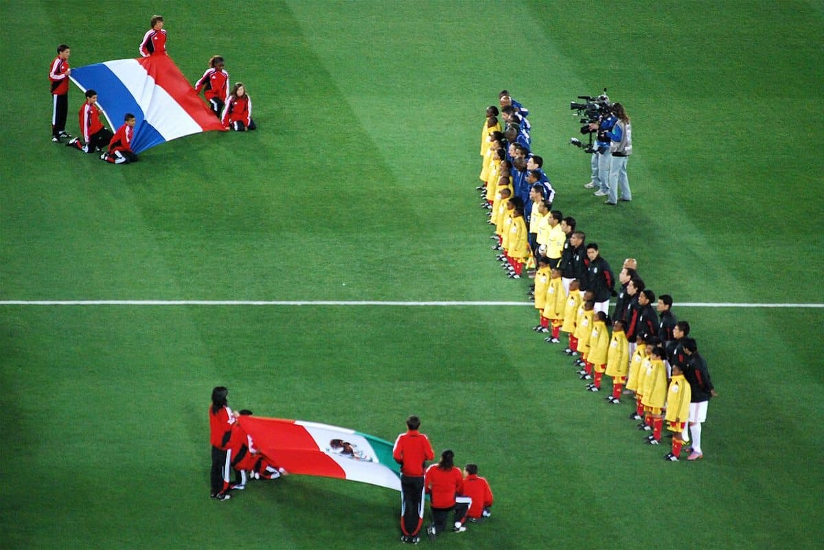 South Africa, city of Polokwane, Peter Mokaba Stadium - France VS MEXICO