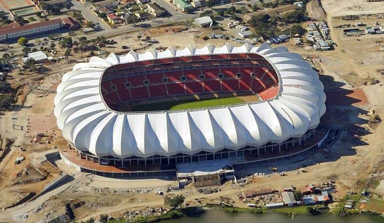 Stadium Nelson Mandela Bay, in Port Elizabeth, South Africa