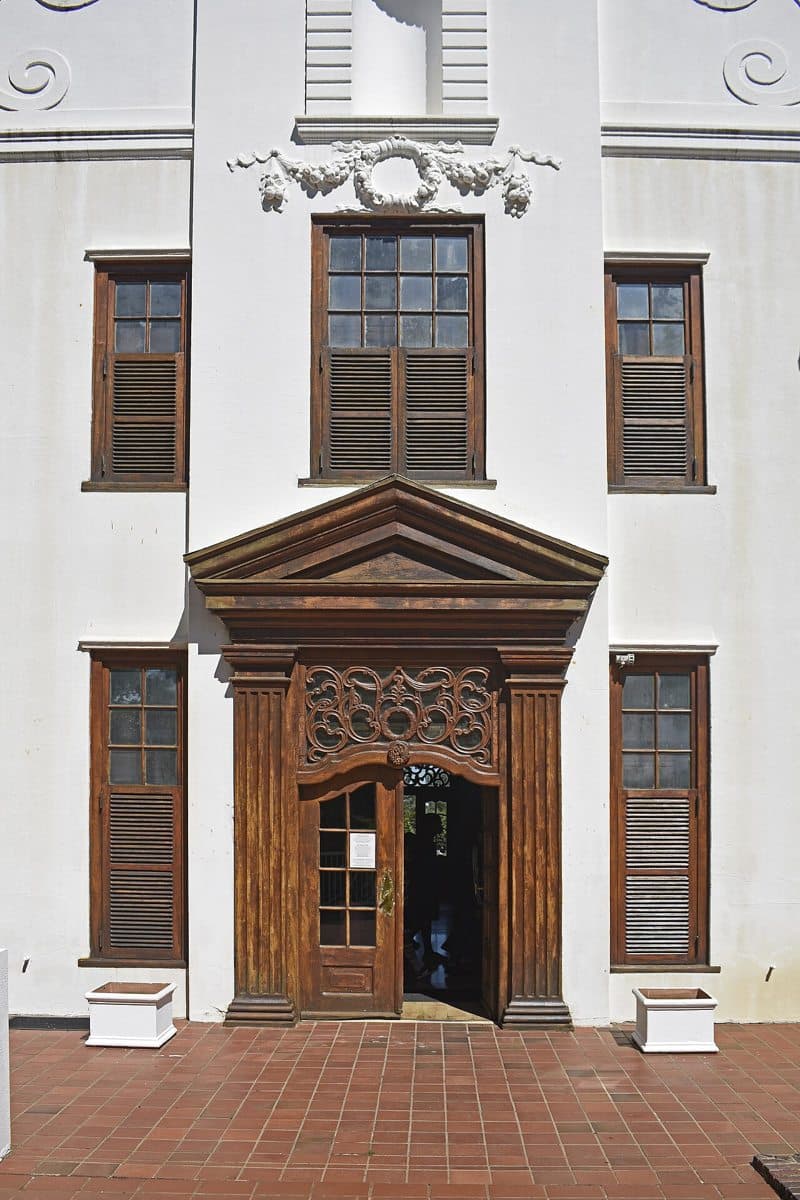 The northeastern entrance of Oliewenhuis Art Museum, Bloemfontein, Free State, South Africa