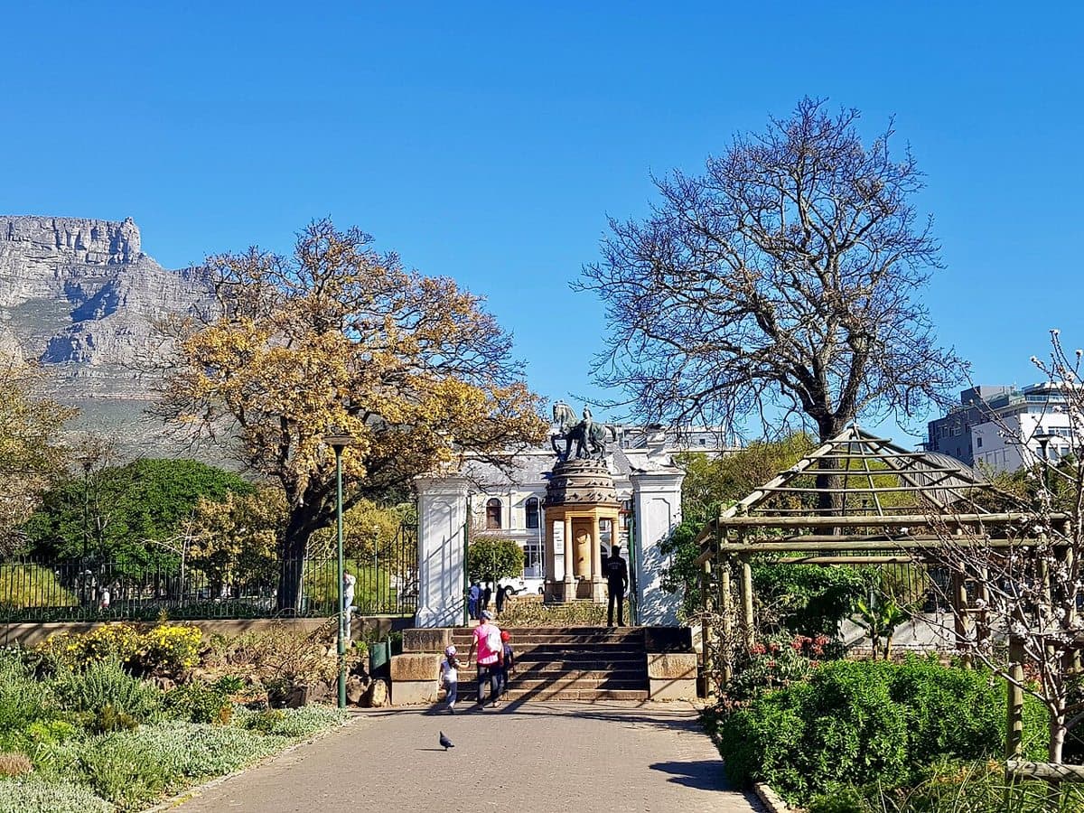 Company's Garden Cape Town, looking onto Table Mountain