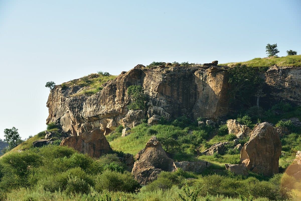 Vue du Limpopo en Afrique du Sud.