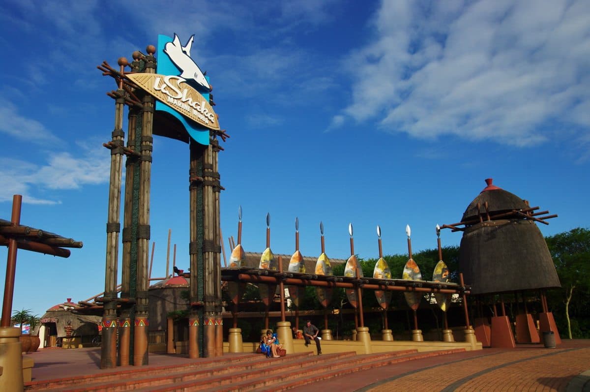 Eingang uShaka Marine World, Durban